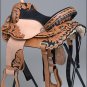 TT200V1OL-F HILASON WESTERN FLEX TREE BARREL RACING TRAIL RIDING SADDLE 16"