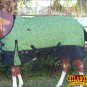 HILASON 1200D POLY RIPSTOP WATERPROOF HORSE WINTER BLANKET GREEN GIRRAFE