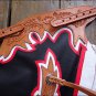 CH230F- HILASON BULL RIDING SOFT SMOOTH LEATHER RODEO WESTERN CHAPS