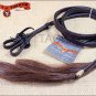 5/8" X 7' CIRCLE Y SPLIT REINS W/ HORSETACK HAIR TASSEL CHESTNUT