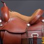 TO110-F HILASON TREELESS WESTERN LEATHER TRAIL PLEASURE HORSE RIDING SADDLE 17"