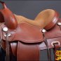 TO110-F HILASON TREELESS WESTERN LEATHER TRAIL PLEASURE HORSE RIDING SADDLE 17"