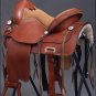 TO110-F HILASON TREELESS WESTERN LEATHER TRAIL PLEASURE HORSE RIDING SADDLE 17"
