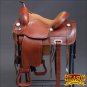 TO110-F HILASON TREELESS WESTERN LEATHER TRAIL PLEASURE HORSE RIDING SADDLE 17"