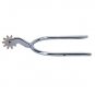 WEAVER LEATHER CHROME PLATED MEN QUICK-ON SPURS