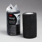 4 X 5 3M VETRAP HORSE ADHERES LIGHTWEIGHT COMFORTABLE BANDAGING TAPE BLACK