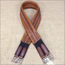 NEW HILASON ENGLISH USA LEATHER ELASTIC GIRTH HORSE SADDLE TACK BROWN