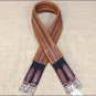 NEW HILASON ENGLISH USA LEATHER ELASTIC GIRTH HORSE SADDLE TACK BROWN