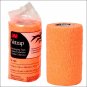 4x5 YD 3M VETRAP HORSE COMFORTABLE BANDAGING TAPE ROLL NEON ORANGE