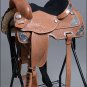 TO100A- HILASON TAN TREELESS WESTERN TRAIL BARREL RACING SADDLE 14