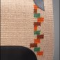 F363-F HILASON WESTERN NEW ZEALAND WOOL HORSE SADDLE BLANKET BEIGE & MULTI COLOR