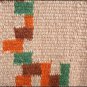 F363-F HILASON WESTERN NEW ZEALAND WOOL HORSE SADDLE BLANKET BEIGE & MULTI COLOR