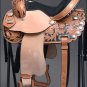 TO104BK1-F HILASON TREELESS WESTERN BARREL RACING TRAIL PLEASURE SADDLE 14"