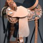 TO104BK1-F HILASON TREELESS WESTERN BARREL RACING TRAIL PLEASURE SADDLE 14"