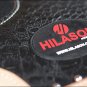 FP818-F HILASON WESTERN WOOL FELT GEL SADDLE PAD W/ ALLIGATOR PRINT LEATHER
