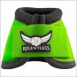 LARGE LIME RELENTLESS TREVOR BRAZILE HORSE 2 FRONT LEG SPORT 2 BELL BOOT SET