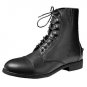 2.0 SIZE BLACK DEVONAIRE LEATHER KIDS CHILD SHOES BOOT NORTH PARK LACE PADDOCK