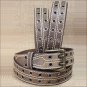 32" CHIPPEWA WESTERN DARK BROWN LEATHER REDWOOD RANCH BELT