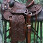 WD005ADB 16" HILASON BIG KING WESTERN WADE RANCH ROPING COWBOY TRAIL SADDLE
