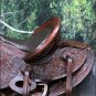 WD005ADB 16" HILASON BIG KING WESTERN WADE RANCH ROPING COWBOY TRAIL SADDLE