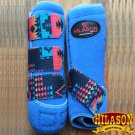 SMALL HILASON AZTEC BLUE HORSE REAR LEG PROTECTION ULTIMATE SPORTS BOOTS PAIR