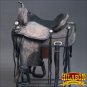 TO106BKRO-F HILASON TREELESS WESTERN TRAIL BARREL RACING HORSE RIDING SADDLE 16"