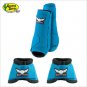 SMALL TURQUOISE RELENTLESS TREVOR BRAZILE HORSE 2 FRONT LEG SPORT 2 BELL BOOT