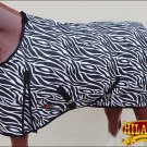 68 in HILASON 1200D RIPSTOP WATERPROOF POLY TURNOUT HORSE WINTER SHEET ZEBRA