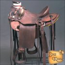 WD085OLWALBK-F HILASON BIG KING WESTERN WADE RANCH ROPING COWBOY TRAIL SADDLE 15