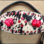 HILASON WESTERN LEATHER HORSE HEADSTALL BRIDLE BREAST COLLAR COWHIDE RED STONE