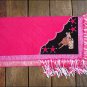 SB107-F HILASON HANDPAINT WESTERN SHOW BARREL RACING SADDLE BLANKET PAD PINK