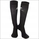6-7.5 HORZE JACQUARD COTTON BREATHABLE RIDER COTTON KNEE SOCKS PAIR BLACK