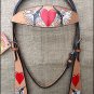 HILASON WESTERN LEATHER BRIDLE HEADSTALL TAN W/ CROSS GUN HEART