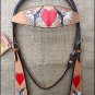 HILASON WESTERN LEATHER BRIDLE HEADSTALL TAN W/ CROSS GUN HEART