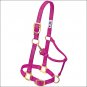 RASPBERRY WEAVER ORIGINAL ADJUSTABLE CHIN THROAT SNAP HALTER 3/4" SUCKLING