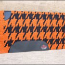 FEP247  HILASON WESTERN NEW ZEALAND WOOL HORSE SADDLE BLANKET ORANGE BLACK