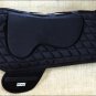 F- TA109 HILASON WESTERN TREELESS SADDLE PAD MEMORY FOAM AND ANTI SLIP - BLACK