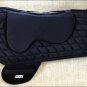 F- TA109 HILASON WESTERN TREELESS SADDLE PAD MEMORY FOAM AND ANTI SLIP - BLACK