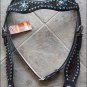 WESTERN LEATHER HORSE BRIDLE HEADSTALL BREAST COLLAR DARK BROWN TURQUOISE CONCHO