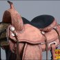 TO108RO-F HILASON TREELESS WESTERN LEATHER TRAIL PLEASURE HORSE RIDING SADDLE 17