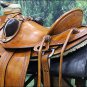 WD060WLRID HILASON BIG KING WESTERN WADE RANCH ROPING COWBOY SADDLE 15 16 17