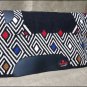 FEP237 MADE N USA HILASON WESTERN WOOL SHOCK BUSTER SADDLE BLANKET PAD BLACK