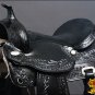 DF202BK-F HILASON WIDE GULLET DRAFT WESTERN TRAIL ENDURANCE HORSE SADDLE 16"