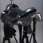 DF202BK-F HILASON WIDE GULLET DRAFT WESTERN TRAIL ENDURANCE HORSE SADDLE 16"