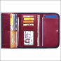 AMERICAN WEST LEATHER SOHO GROOVE LADIES TRI FOLD WALLET PURSE GOLDEN TAN