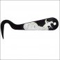HILASON ANTIQUE FINISH SILVER OVERLAY HOOF PICK REINING HORSE MOTIF