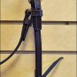 CIRCLE Y WALNUT LEATHER HORSE BROWBAND HEADSTALL BRASS HARDWARE