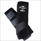 BLACK EXTRA SMALL PROFESSIONAL CHOICE  SMBII SPORTS MEDICINE HORSE BOOTS