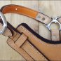 201 HILASON TAN PADDED GENUINE LEATHER DOG HARNESS WITH MATCHING LEASH ALL SIZES