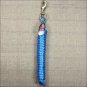 HURRICANE BLUE WEAVER TACK HORSE POLY LEAD ROPE W/ SOLID BRASS 225 SNAP